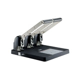 Ultra-Durable 3-Hole Heavy Duty Punch for 3-Ring Binders 7mm Holes 150-Sheet Capacity