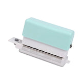 6-Hole Portable Paper Punch for Notebook, Diary, Scrapbook - 2 Sheets Capacity