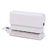 6-Hole Portable Paper Punch for Notebook, Diary, Scrapbook - 2 Sheets Capacity